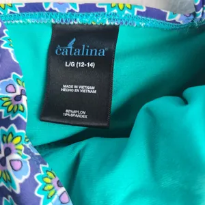Catalina‎ Medallion Print One Piece Swimsuit Multi Color CTL37183 Size L 12-14 thumbnail 3
