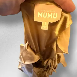 Show Me Your MuMu Samantha Ruffle Wrap Dress nwt thumbnail 9
