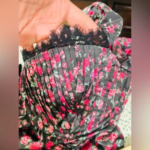 For Love & Lemons x Victoria’s Secret Collab Floral Melrose Mini Dress size S thumbnail 12