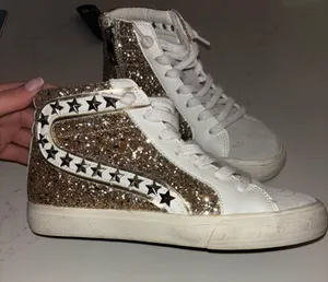 Vintage Havana Studded High Top Sneakers thumbnail 3