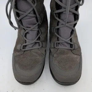 Columbia Minx Mid III Waterproof Winter Boots Grey Faux Fur Women 10.5 Wide thumbnail 4