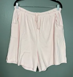 Carolina Colours Vintage 90's Pink Elastic Waist Shorts - 18/20 Womens Plus Size thumbnail 1