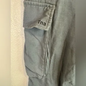 Aritzia TNA Supply Cargo Gray Cotton Pants Size‎ 8 thumbnail 7