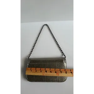 Zara Mini Clutch Shoulder Bag Metal Chain Strap Y2K Purse Mini Baguette Bag thumbnail 7