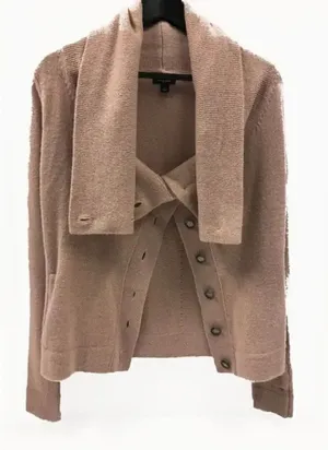 ✨ Ann Taylor Dusty Rose Cardigan Open Front Sweater✨ thumbnail 1