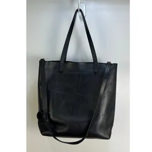 Madewell Transport Tote Black Leather Bag thumbnail 10