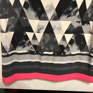 ELIZA J‎ Shift Dress Black Ivory Pink Geometric Short Sleeve Size 8 thumbnail 2