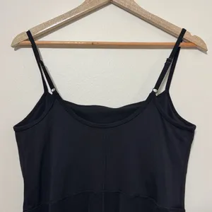 Quince Ultra-Form Kick Flare Jumpsuit Size Large black thumbnail 7