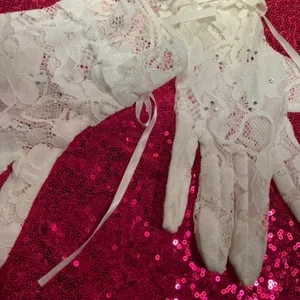 Victoria’s Secret Shine Halloween Costume Gloves thumbnail 6