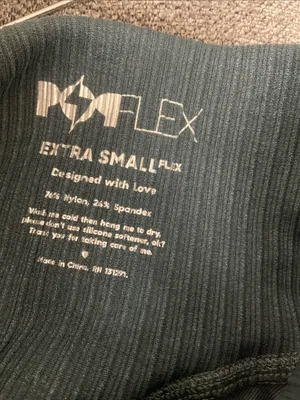 Popflex flex workout green shorts XS thumbnail 5