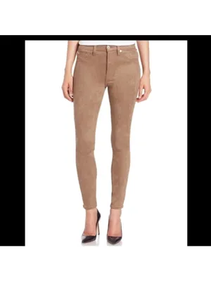 7 for all mankind tan sueded pants size 25 thumbnail 2