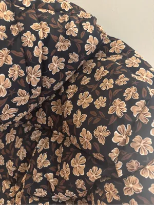 Rip Curl Black Puffer Jacket with Cream Floral Print thumbnail 6