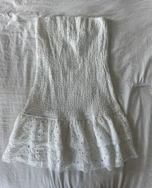 Edikted Mini Dress White thumbnail 1