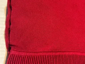 Ralph Lauren 100% cotton red 1/4 zip sweater small VTG Mock-neck knit classic thumbnail 16
