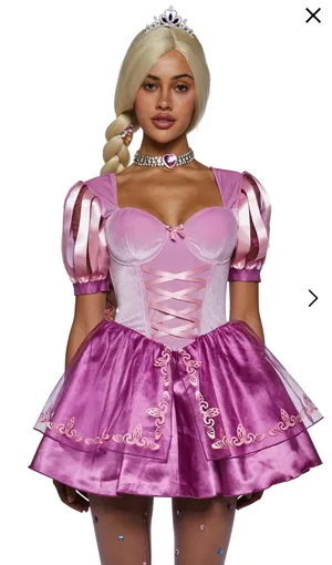 Dolls kill trickz n’ treatz tower trapped princess costume M thumbnail 5