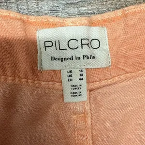 NWT Pilcro Anthropologie Pleated Micro Denim Skirt Size 12 thumbnail 4