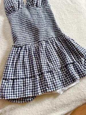 Hollister gingham mini dress S thumbnail 3