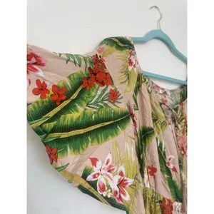 Label of Love Tropical Print A-Line Tassel Maxi Dress Sz Med thumbnail 3