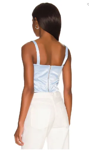 superdown Revolve satin top thumbnail 3