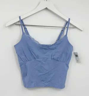 Hollister Blue Camisole Top Size Medium NWT thumbnail 1