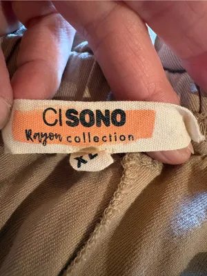 Ci Sono Tan lightweight joggers/casual trousers women’s XL thumbnail 5