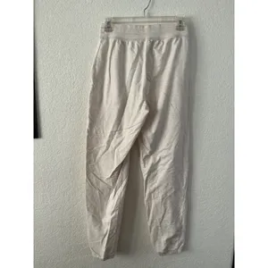 Aerie Joggers S Long Oatmeal Heather Cotton Drawstring High Waist Lounge Pants thumbnail 4