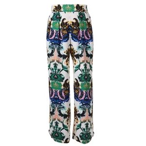 Figue Charlene White Multi Print Pant NEW Size M thumbnail 2