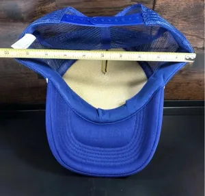 Vintage Hawaiian Headwear Snapback Blue Hawaii Islands Mesh White Rope Hat Cap thumbnail 2