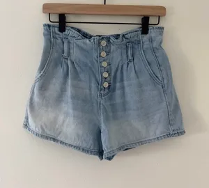 American Eagle High-Waist Coastal Cowgirl Western Eco Cotton Denim shorts 4 thumbnail 1