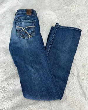 BKE Sierra Bootcut Flare Jeans 26x33.5 Y2K Low Rise Blue Denim Western thumbnail 1
