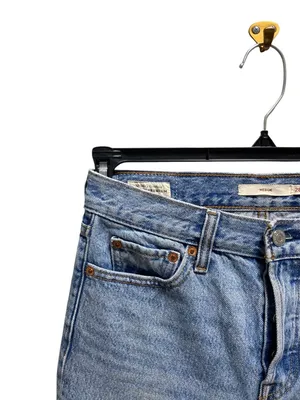 Levi’s Premium Denim Wedgie Jeans Blue Size 26 Straight Leg Minimalist Preppy thumbnail 11