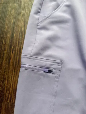 NWT FIGS Women’s Lavender Dew Purple Zamora Jogger Scrub Pants - Size XXS thumbnail 6