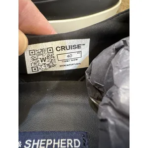 Wolf & Shepherd Cruise Tre Size 40 W 9 M 7.5 Black White Leather Slip On Sneaker thumbnail 8