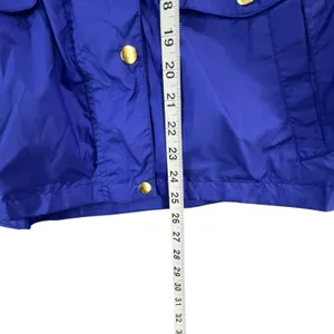 Peter Millar Mariana Rain Jacket S Purple Zip Snap Cinch Waist Utility Travel thumbnail 11