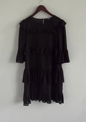 Madewell Lace Ruffle Dress Size Small‎ thumbnail 1