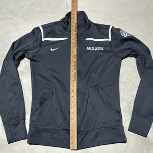 Nike Dri-Fit Mizzou Missouri Tigers Full Zip Jacket SZ M Cotton Bowl Football thumbnail 6