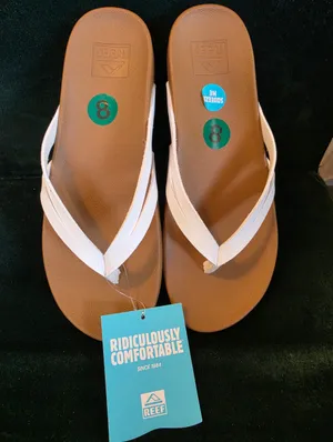 Reef 8 Cushion Spring Joy White Flip-Flop Sandals thumbnail 2