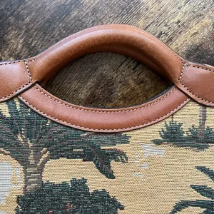 VINTAGE: Tommy Bahama | tapestry clutch handbag thumbnail 4