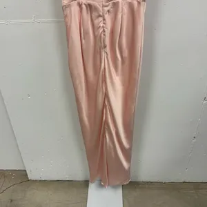House of CB Charmaine Corset Blush‎ Pink Maxi Sleeveless Dress Large Back Slit thumbnail 9