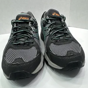 ASICS Gel Venture 6 Women’s 9 Black Teal Orange Trail Shoes T7G6Q thumbnail 6