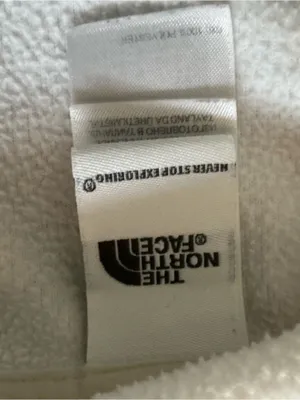 The north face fleece jacket white with pink breast cancer awareness ribbon S thumbnail 6