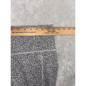 ATHLETA |Size S| Salutation Stash Pocket‎ II Textured 7/8 Tight Moonflower Black thumbnail 10
