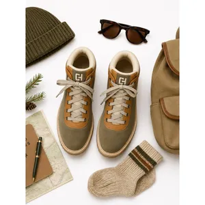 Cole Haan ZeroGrand Hiking Boots Womens 9B Olive Suede Lug Sole Gorpcore Hiker thumbnail 11
