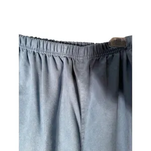 Ladies Club 2pc Baby Blue‎ Suede Pants Set Women's Size Large thumbnail 10