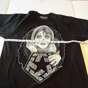 Tribal TribalGear.com Tribal GEAR black t-shirt‎ size large short sleeve graphic thumbnail 3