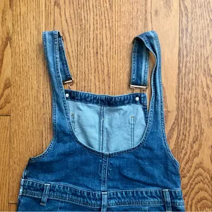 GAP Long & Lean Denim Overalls Blue Organic Cotton Casual Women's Size S NWOT thumbnail 10