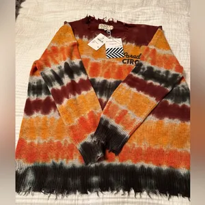 Sandrine Rose Wool & Cashmere Blend “Paradise Circus” Sweater - NWT - Size L thumbnail 3