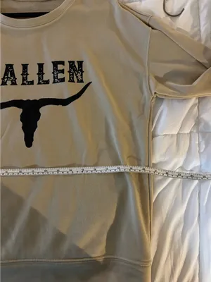 Morgan Wallen graphic crewneck Tan Size L thumbnail 4