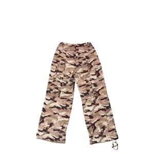 Forever 21 Pink‎ Camo Cargo Pants Womens Small High Rise Wide Leg Utility Y2K thumbnail 4