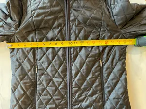 Lands’ End Women’s Black Quilted Zip Lightweight Primaloft Jacket Size S 6-8 thumbnail 8